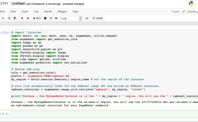 Building A ML Model With Sagemaker - BLOCKGENI